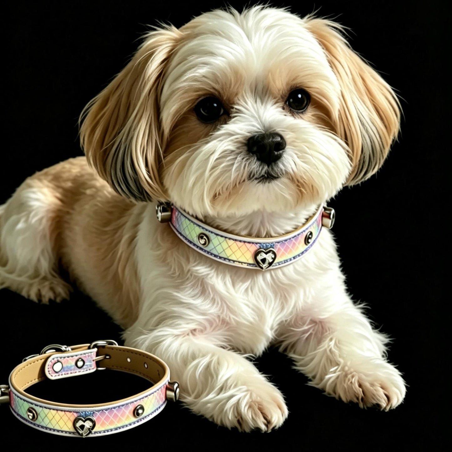 Pet Dog Gradient Rhinestone Collar