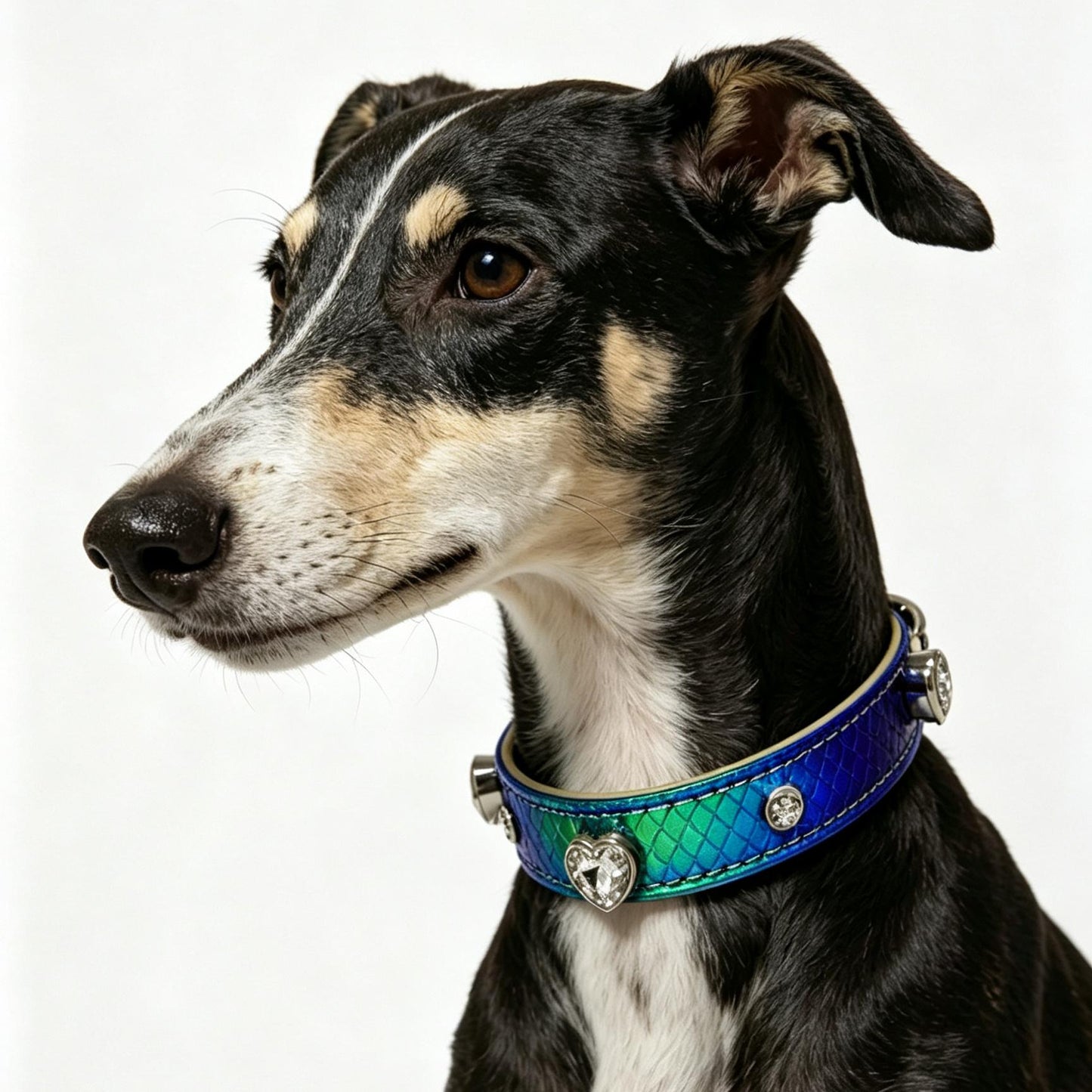 Pet Dog Gradient Rhinestone Collar