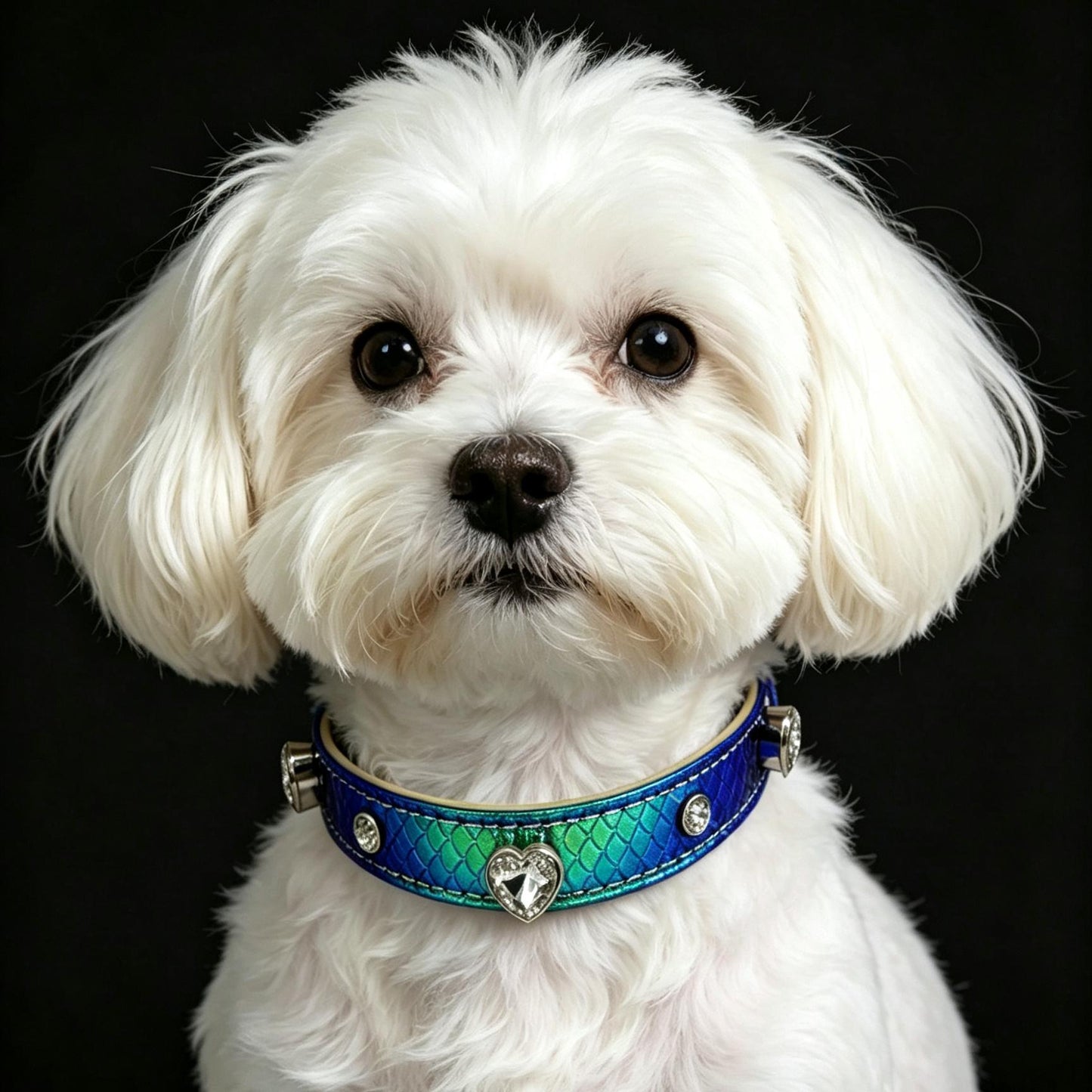 Pet Dog Gradient Rhinestone Collar