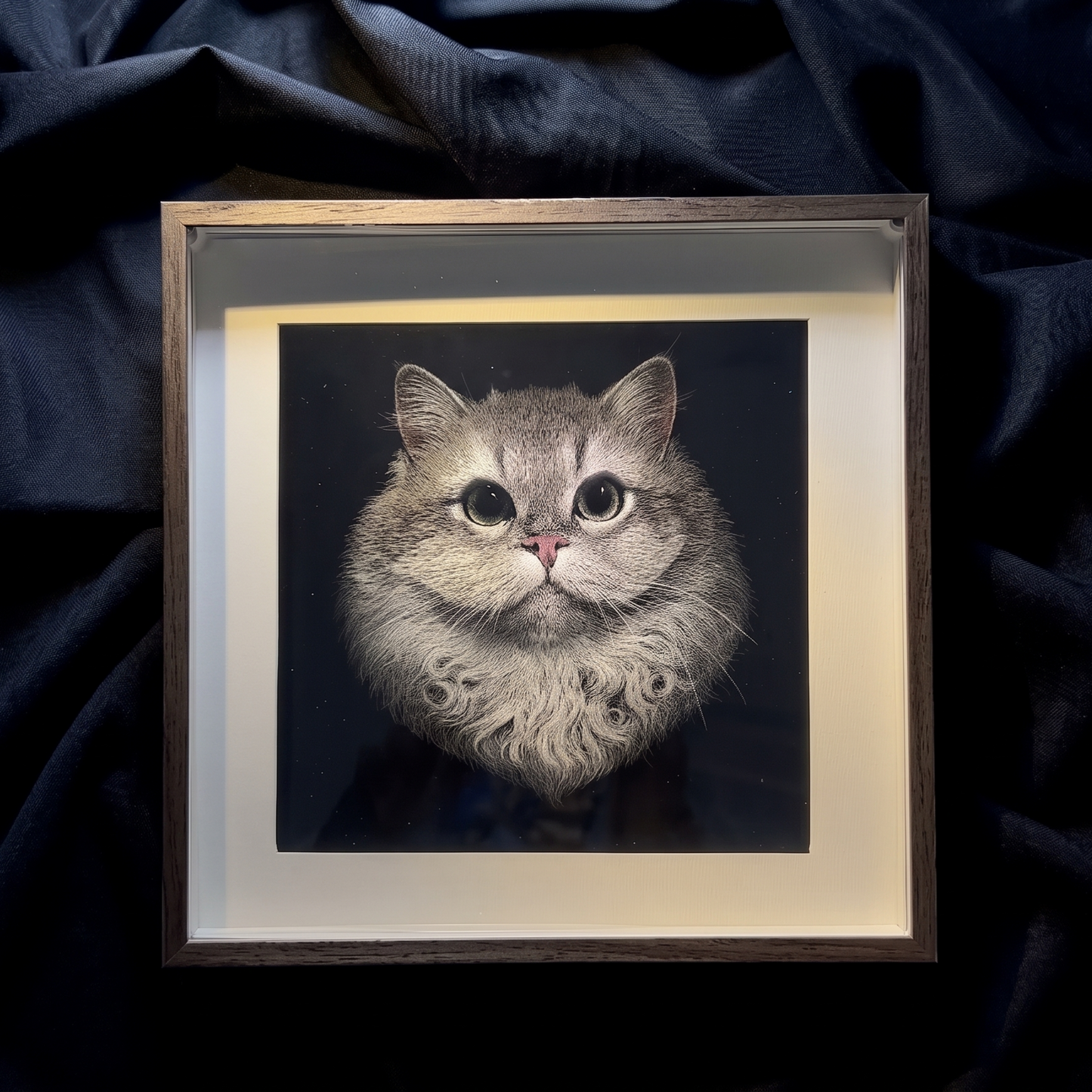 Custom 3D Pet Carving Acrylic Portrait