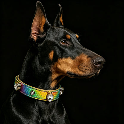 Pet Dog Gradient Rhinestone Collar