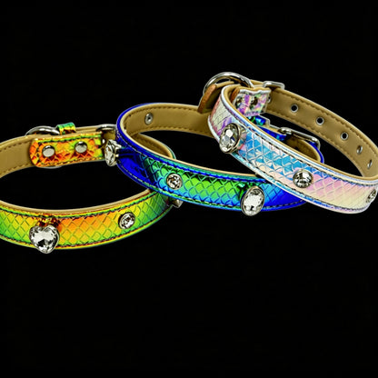 Pet Dog Gradient Rhinestone Collar