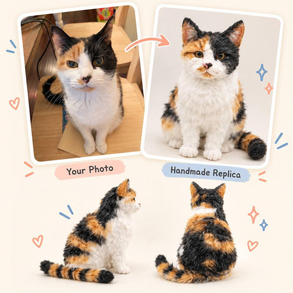 Custom Pet Replica Dog & Cat Plush