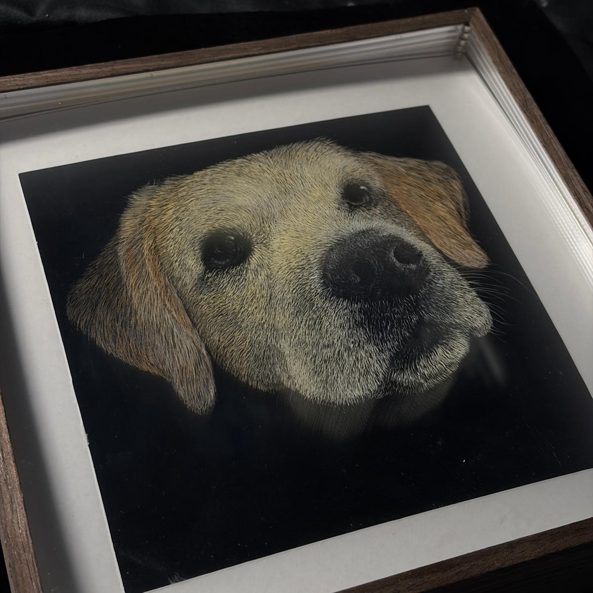 Custom 3D Pet Carving Acrylic Portrait