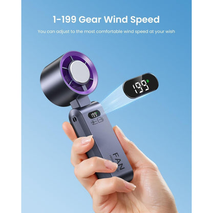 Handheld Portable Turbo Fan with Ice Cooler