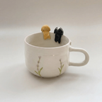 Custom Pet Mug -3D Dog or Cat Figurine Cup, Personalized Handmade Ceramic Mug,Memorial Gift for Pet Lovers,Personalized Pet Mug Coffee Cup