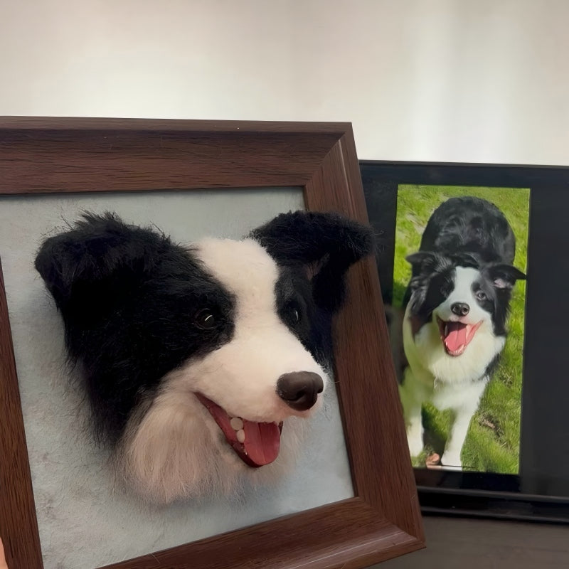 Custom Pet Portraits With Frame