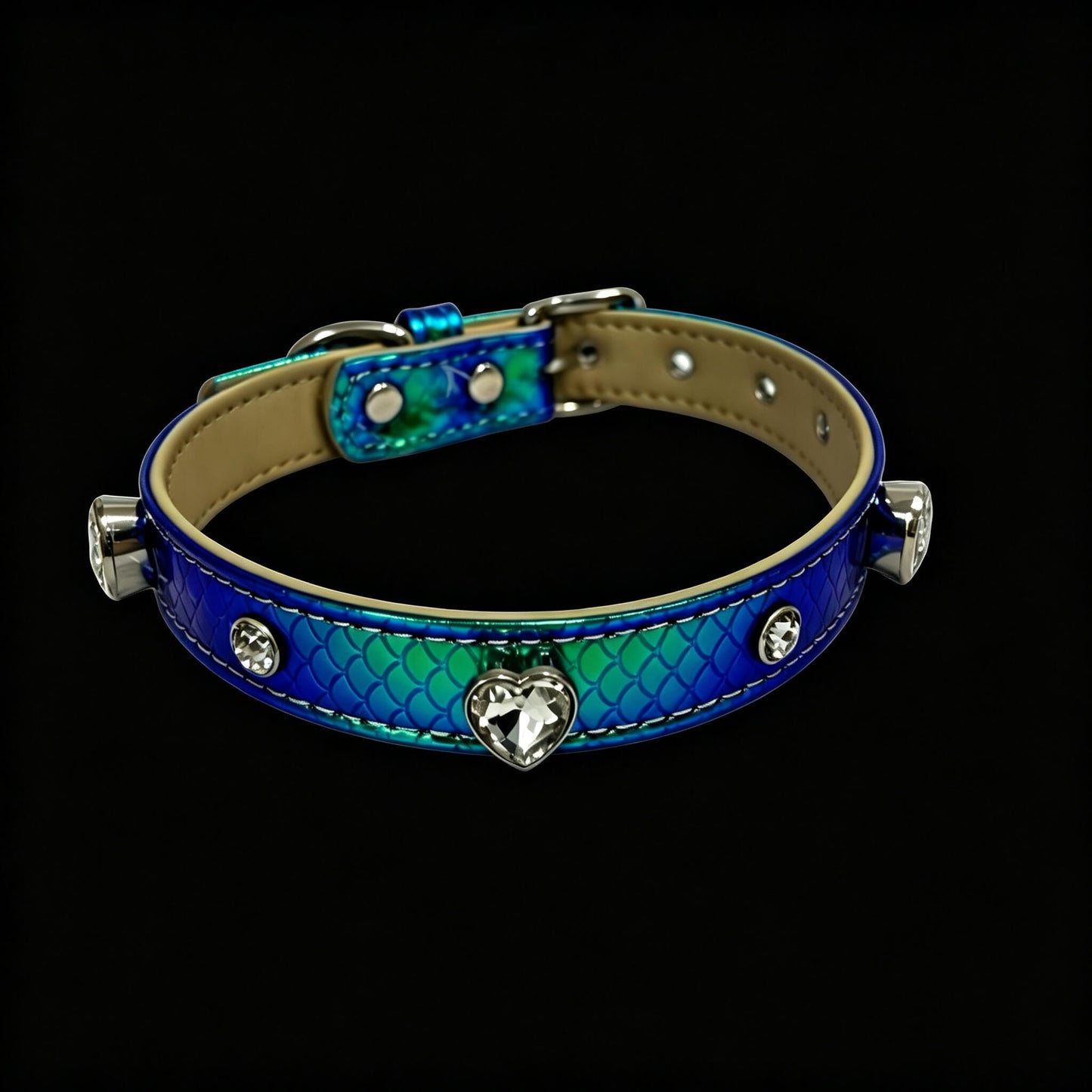 Pet Dog Gradient Rhinestone Collar