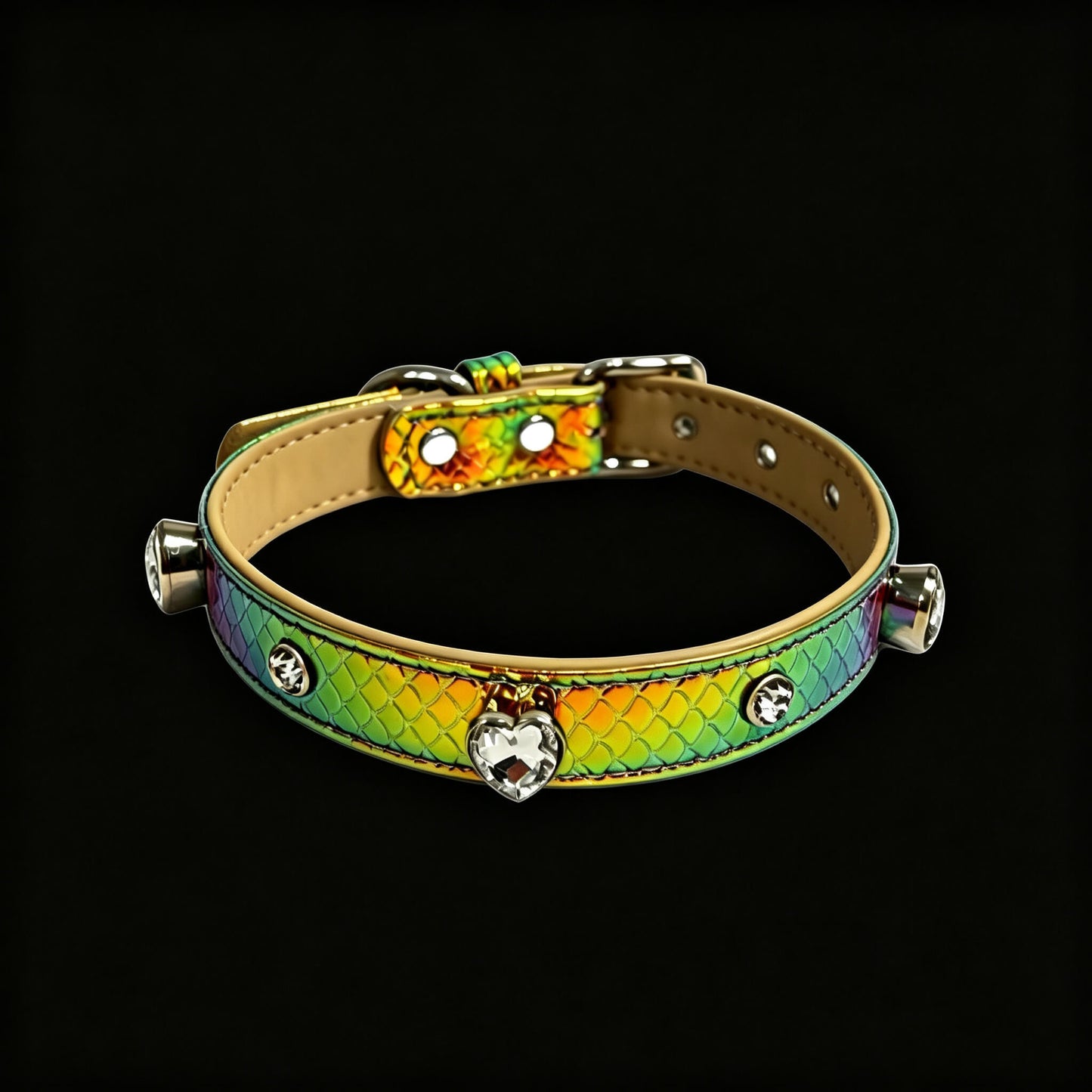 Pet Dog Gradient Rhinestone Collar
