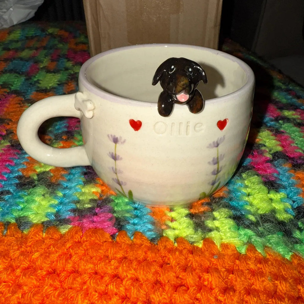 Custom Pet Mug -3D Dog or Cat Figurine Cup from customer feedback