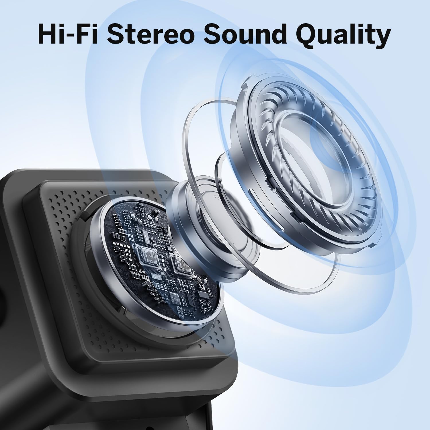  The iphone speaker uses advanced acoustic tuning technology, 360° surround stereo, shocking bass and clear treble, bringing an immersive music experience. 
