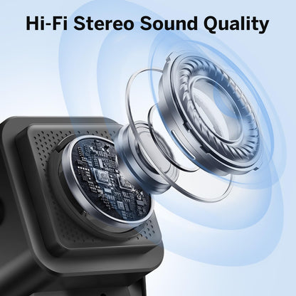  The iphone speaker uses advanced acoustic tuning technology, 360° surround stereo, shocking bass and clear treble, bringing an immersive music experience. 